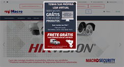 Desktop Screenshot of macrodistribuidora.com.br