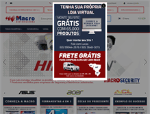 Tablet Screenshot of macrodistribuidora.com.br